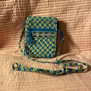 Vera Bradley Mini Hipster in “Riviera Blue”